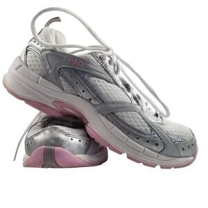 Ryka White Gray Assist XT2 Sneakers Walking Running Very Good Size 7 1/2 M
